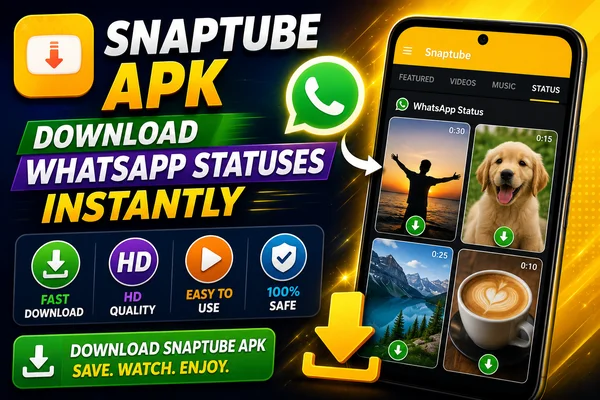 Snaptube APK: Download WhatsApp Statuses Instantly