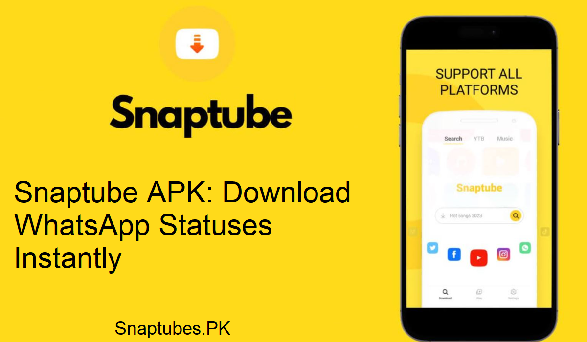 Snaptube APK Whatsapp Status Download